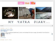 Tablet Screenshot of myyatradiary.com